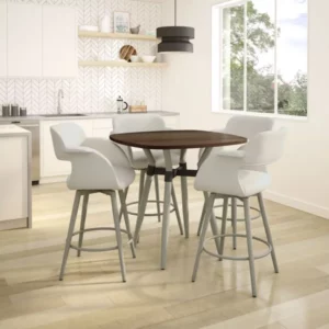 white breakfast modern contemporary stools