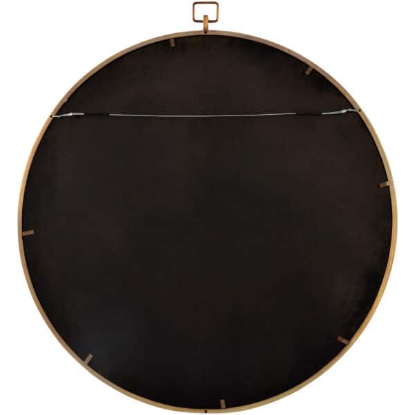 back of mirror hanging circle mirror bonze gold modern boho minimalist