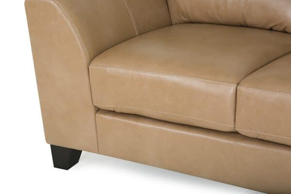 Juno palliser sofa sectional group modular detail cushion cream leather