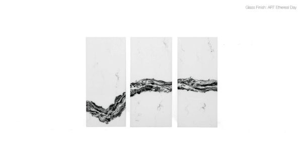 white and black 3 piece wall art modern abstract