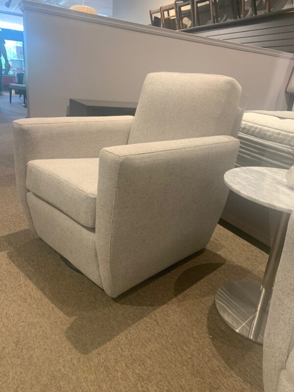 modern grey accent chair