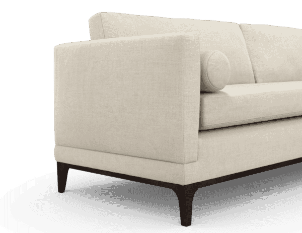 Romano Rupert cream modern sofa fabric linen
