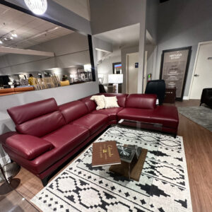 red leather sectional in fort Collins colorado on sale modern sofa