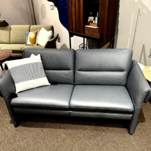 grey modern 2.5 seat sofa pictured from the front
